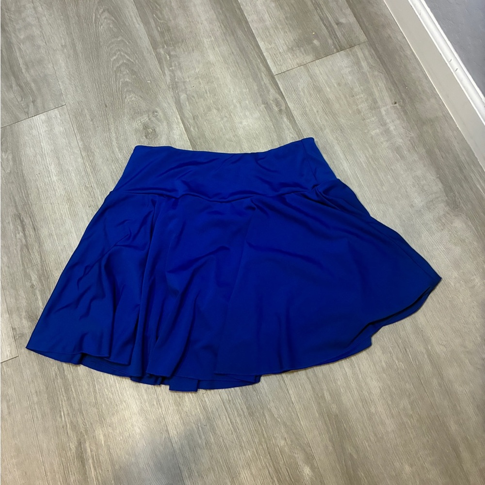 Royal Blue Women's Skater Skort Skirt Large